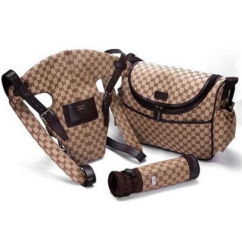 gucci baby carriers|authentic Gucci diaper bag.